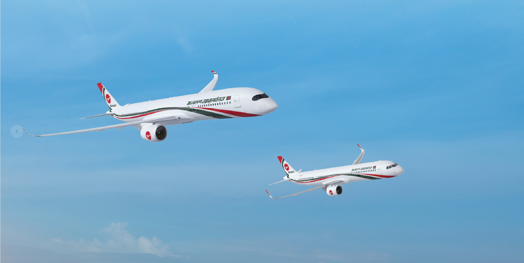 Biman Bangladesh bestelt nieuwe A350's en A321's